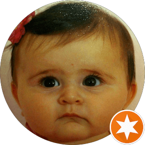 Close up of a newborn's face.